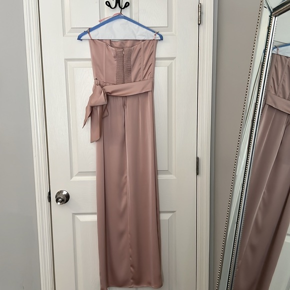 V. Chapman June Corset Front-Slit Gown - Picture 8 of 11